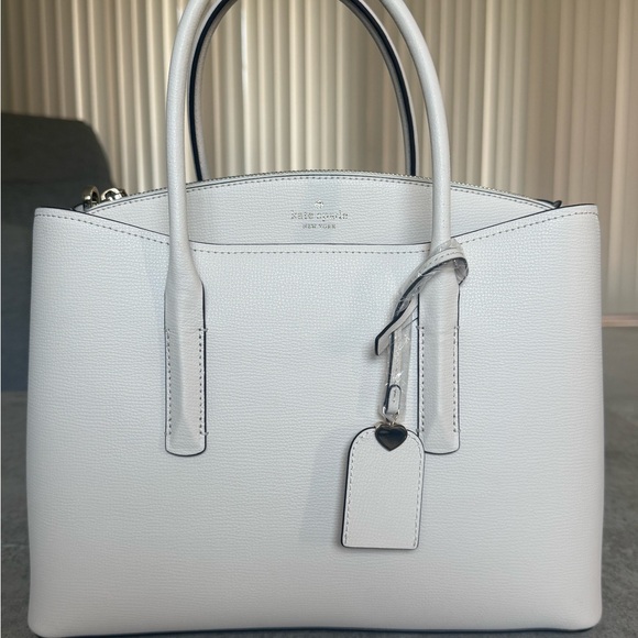 Kate Spade Margaux Large Satchel (Cream)